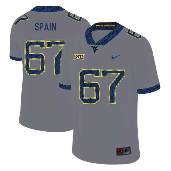 West Virginia Mountaineers 67 Quinton Spain Gray College Football Jersey Dzhi,We sell and wholesale West Virginia Mountaineers 67 Quinton Spain Gray College Football Jersey Dzhi on line form chian!